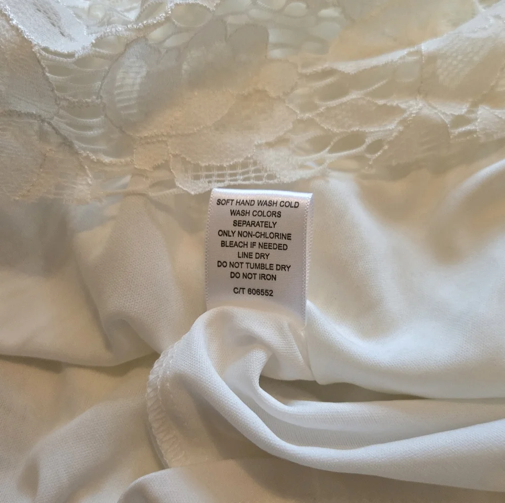 NWT Just Taylor Ivory White Lace Dress Sleeveless